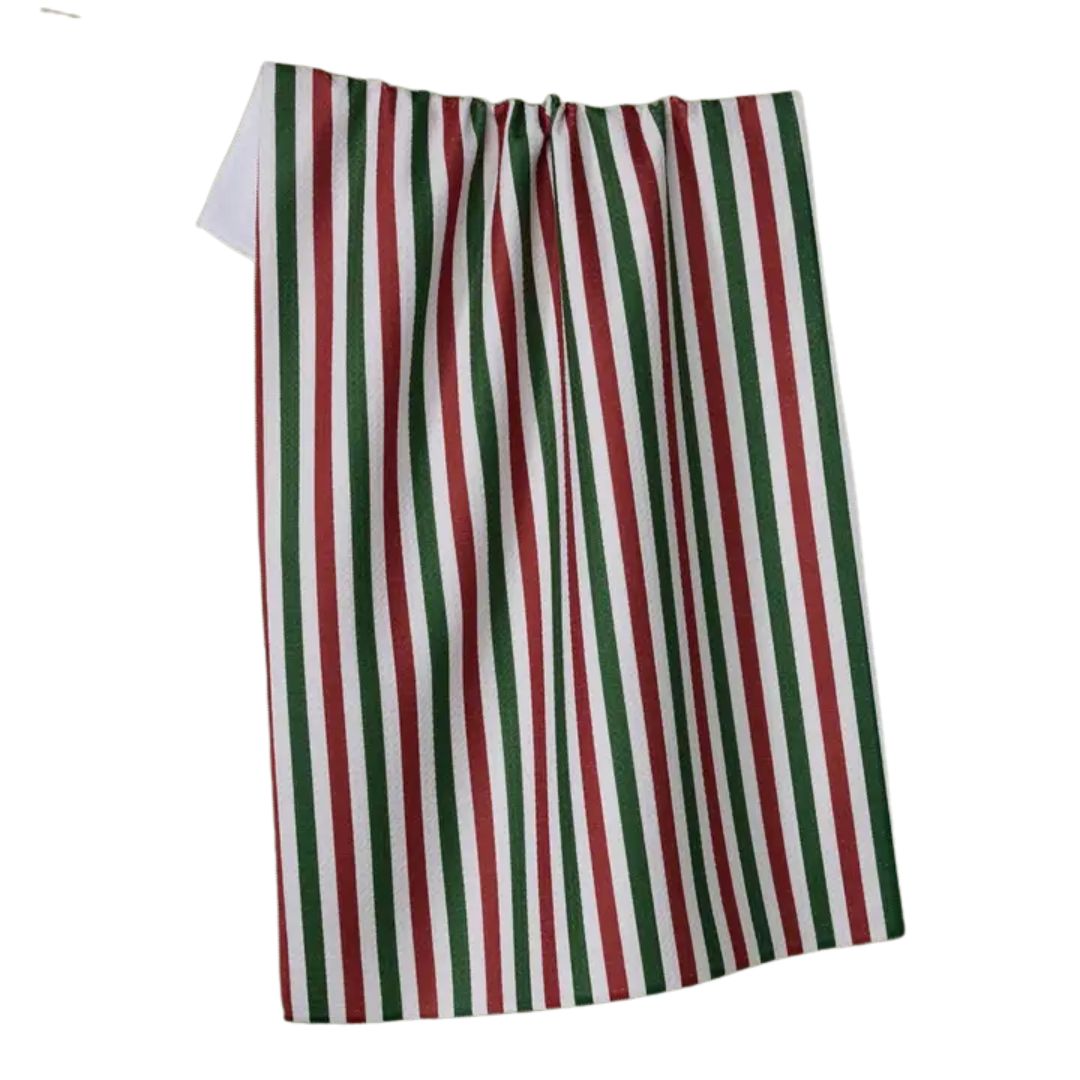 Geometry Holiday Tea Towel