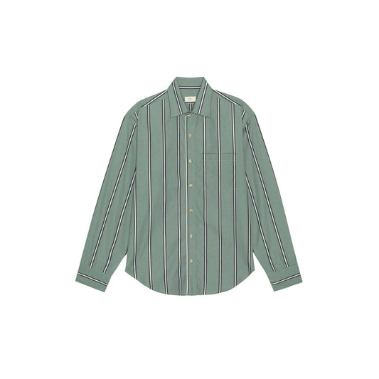 Donni Sage Stripe Pop Shirt