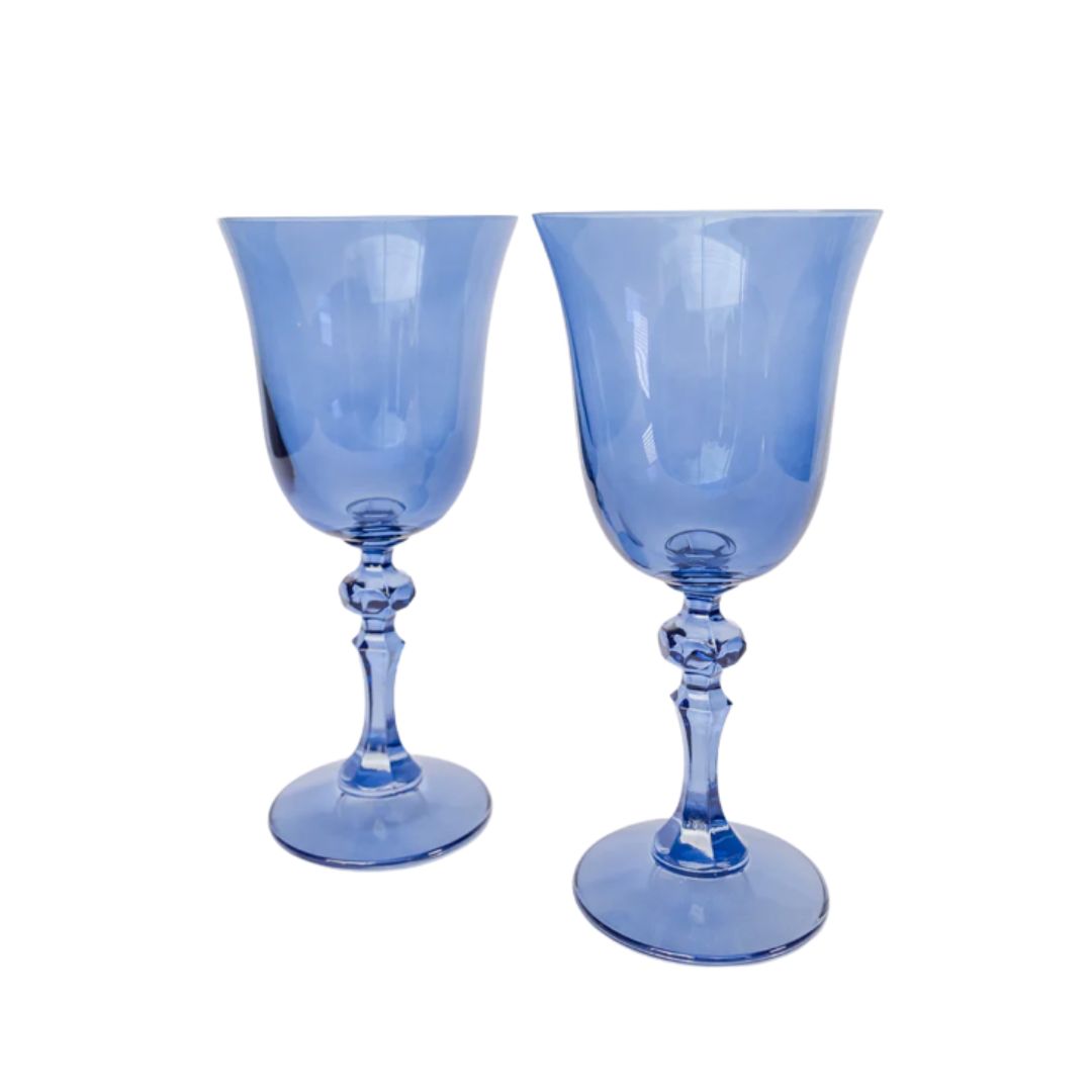 Estelle Colored Regal Goblet Set of 2