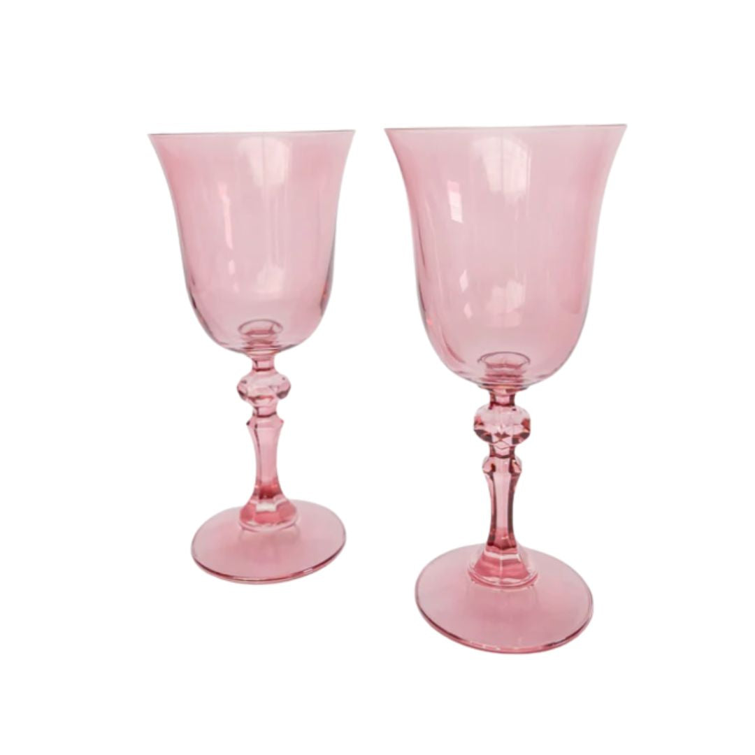 Estelle Colored Regal Goblet Set of 2