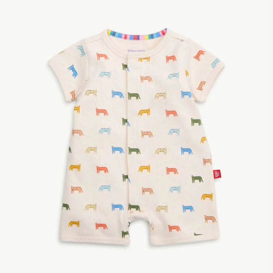 Magnetic Me Organic Cotton Short Sleeve Romper