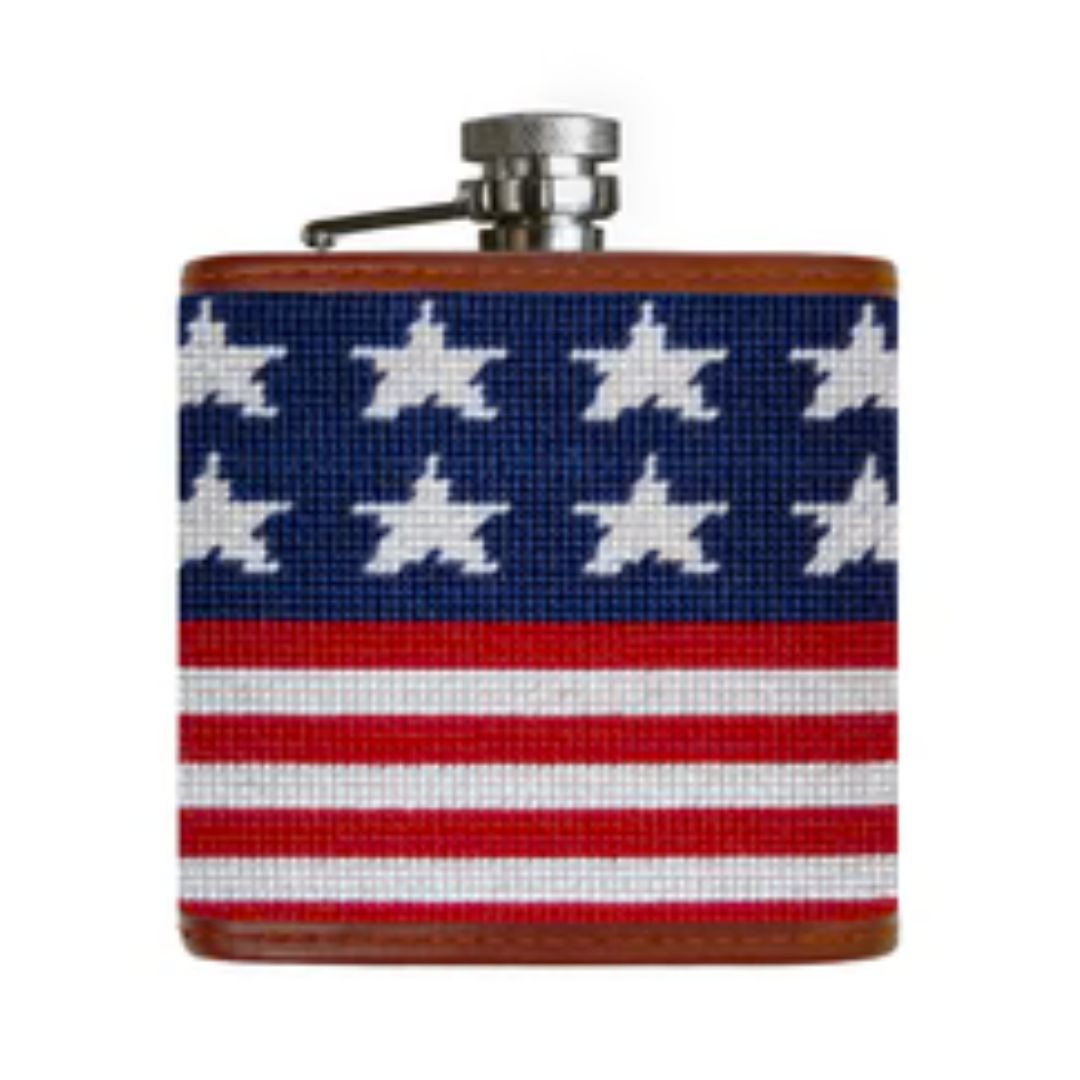 Smathers & Branson Needlepoint Flask
