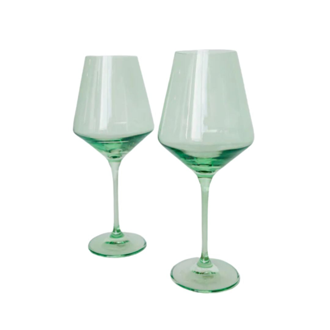 Estelle Colored Wine Stemware Set of 2