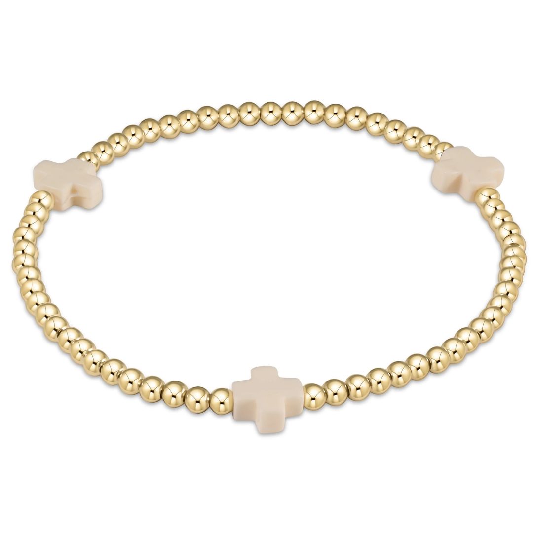 E Newton Extends Colorful Signature Cross Bracelet