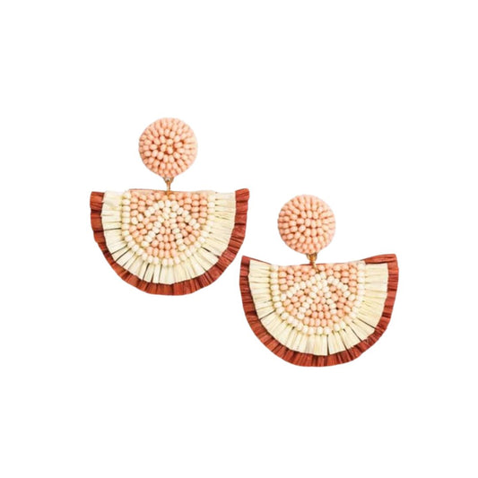 Josephine Rafia Earrings