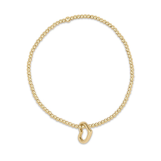 E Newton Classic Gold Charm Bracelet