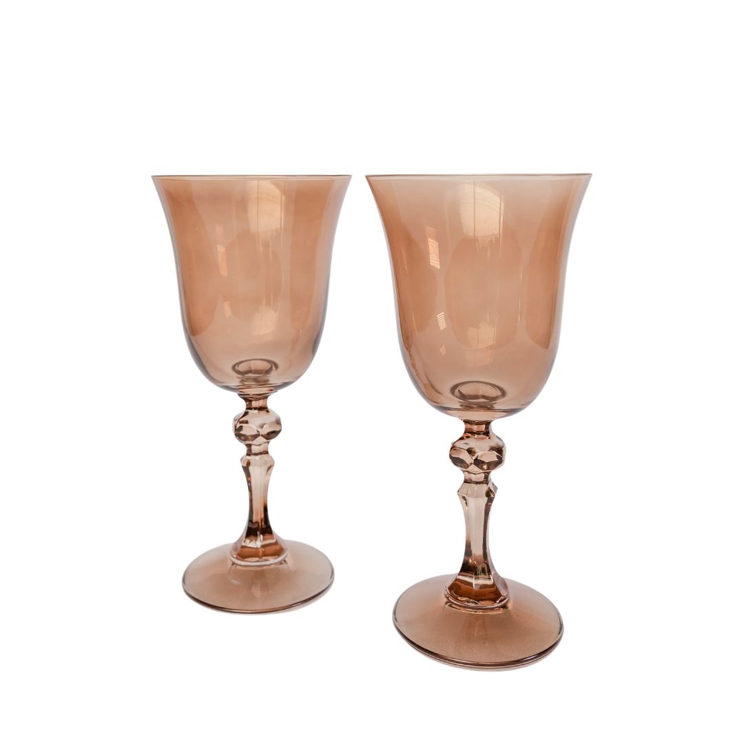 Estelle Colored Regal Goblet Set of 2