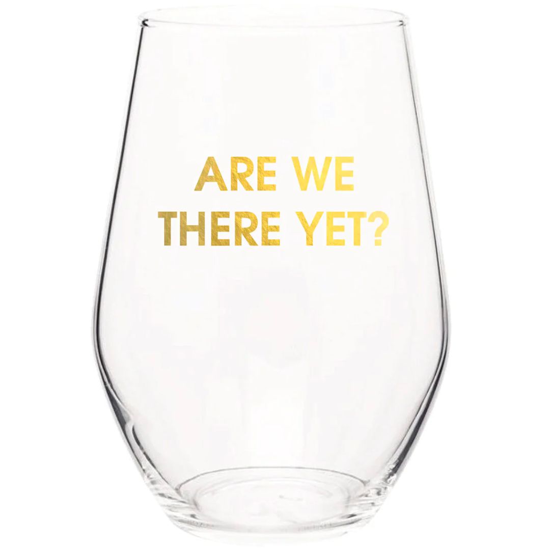 Chez Gagne Stemless Wine Glass