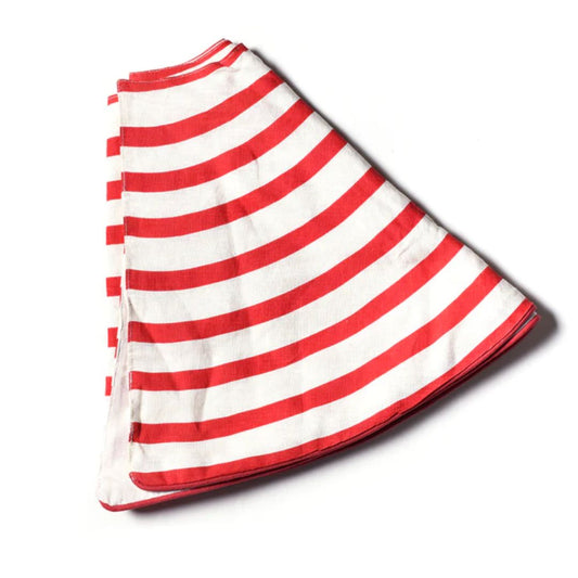 Coton Colors Red Stripe Tree Skirt