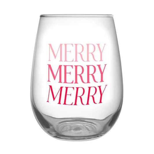 Slant Stemless Wine Glass