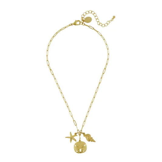 Sand Dollar Paperclip Chain