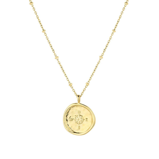 Gorjana Compass Coin Necklace