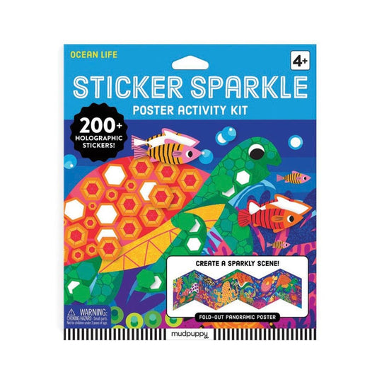 Sticker Sparkle Ocean Life Activity Kit