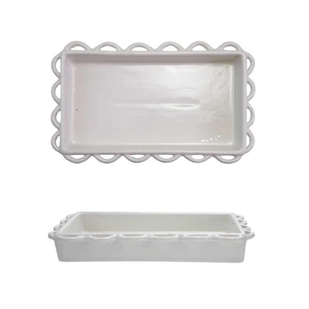 Scalloped Napkin Holder