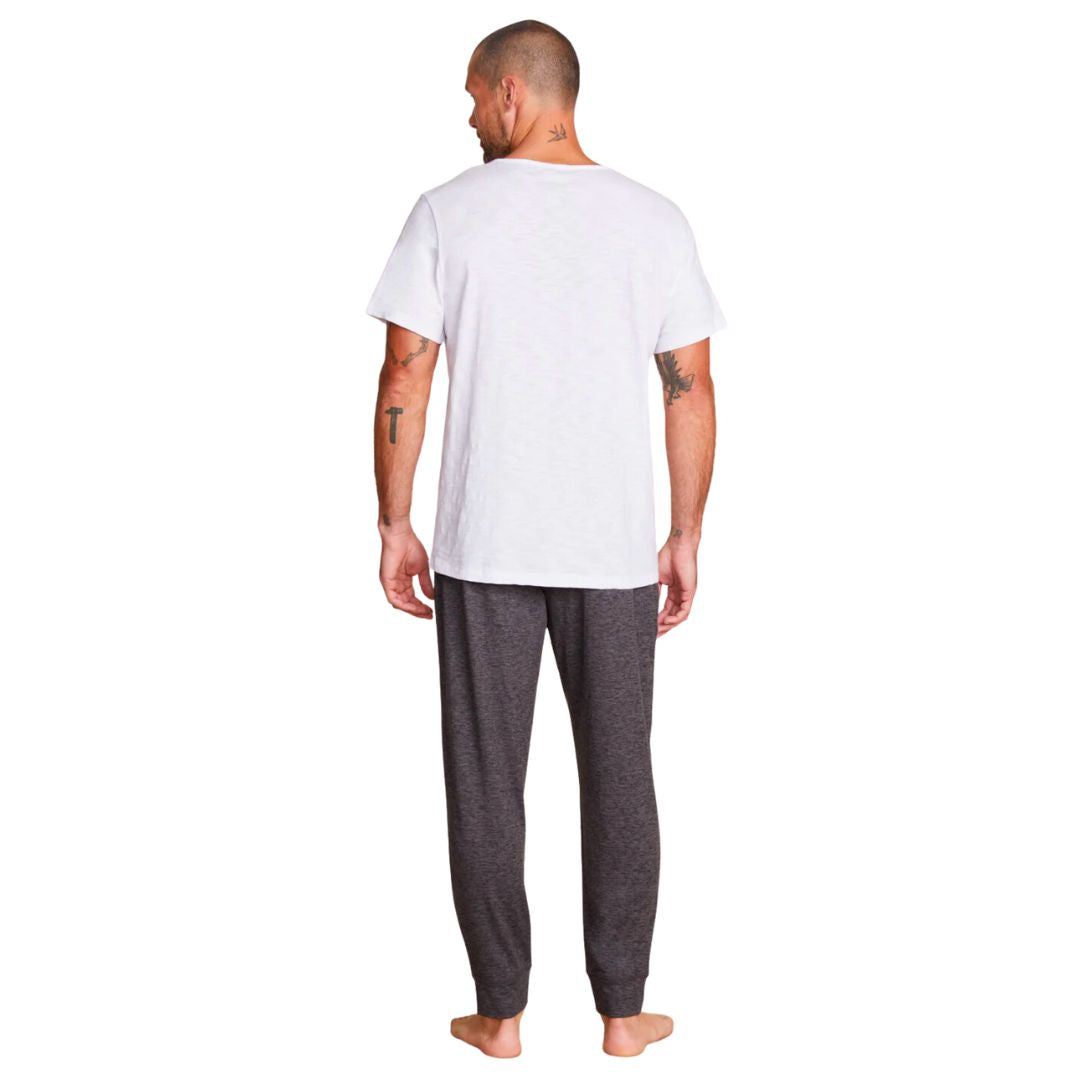 Barefoot Dreams Malibu Collection® Men's Slub Henley Tee
