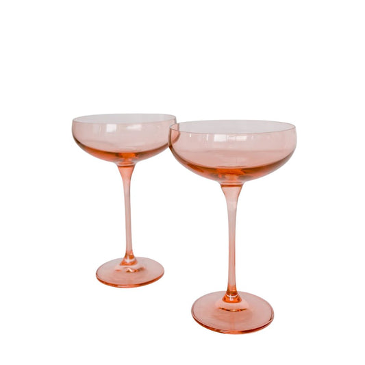 Estelle Colored Champagne Coupe Set of 2