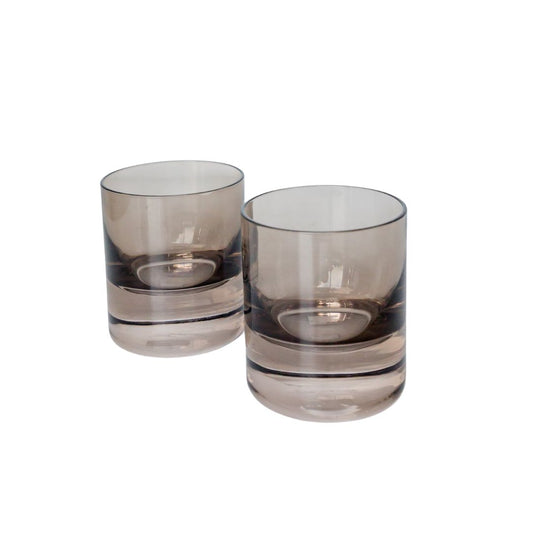 Estelle Colored Rocks Glass Set of 2