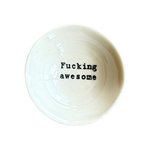Small Round Porcelain Bowl