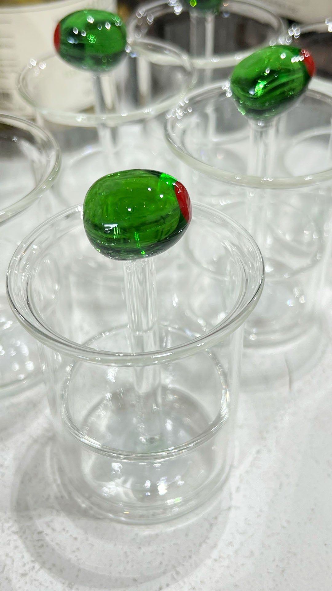 Toothpick Holder w/Olive