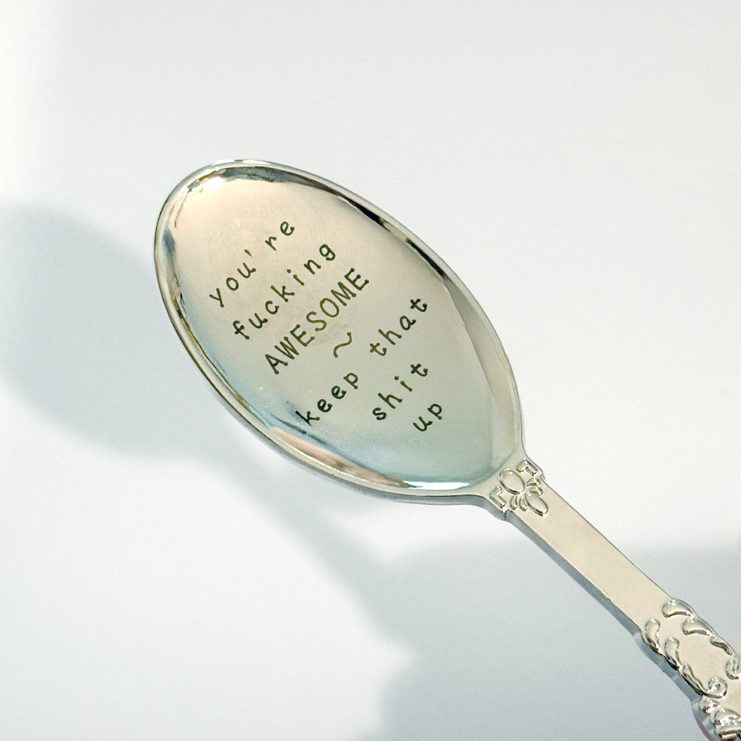 Engraved Decorative Spoon