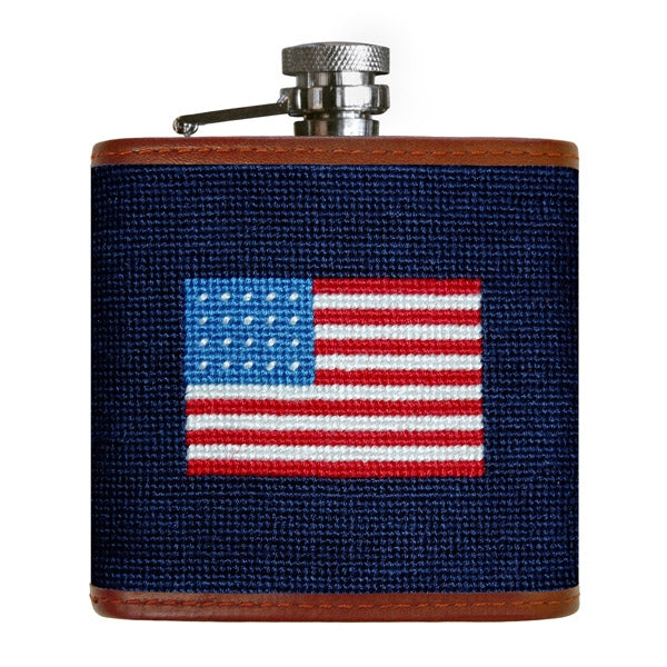 Smathers & Branson Needlepoint Flask