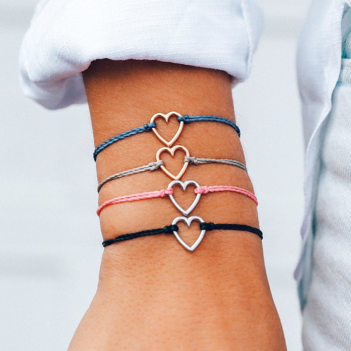 Pura Vida Open Heart Bracelet