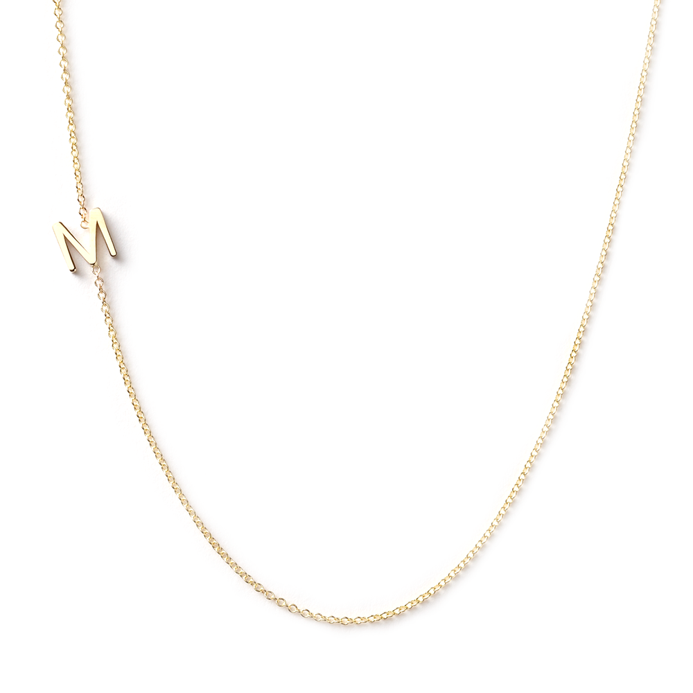 Maya Brenner 14K Gold Asymmetical Necklace