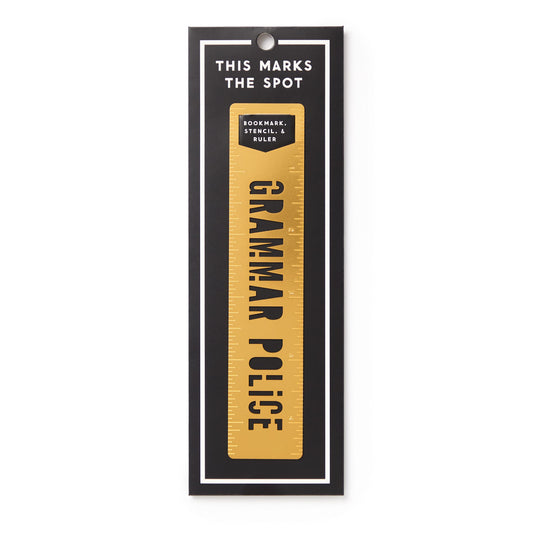 Brass Monkey Metal Bookmark & Stencil