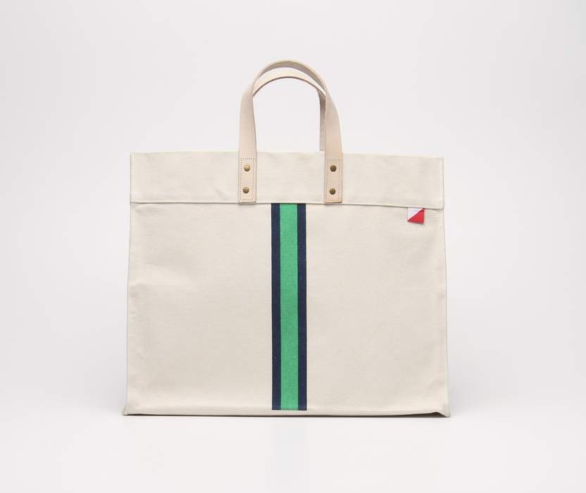 ShoreBag Striped Box Tote