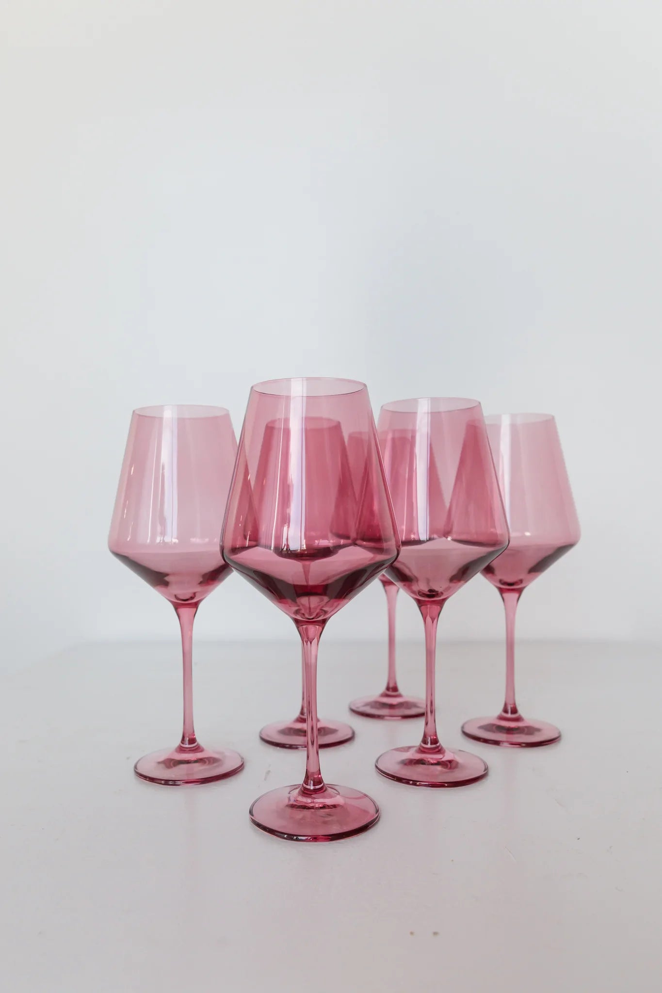 Estelle Colored Wine Stemware Set of 6