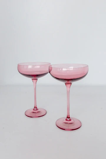 Estelle Colored Champagne Coupe Set of 2