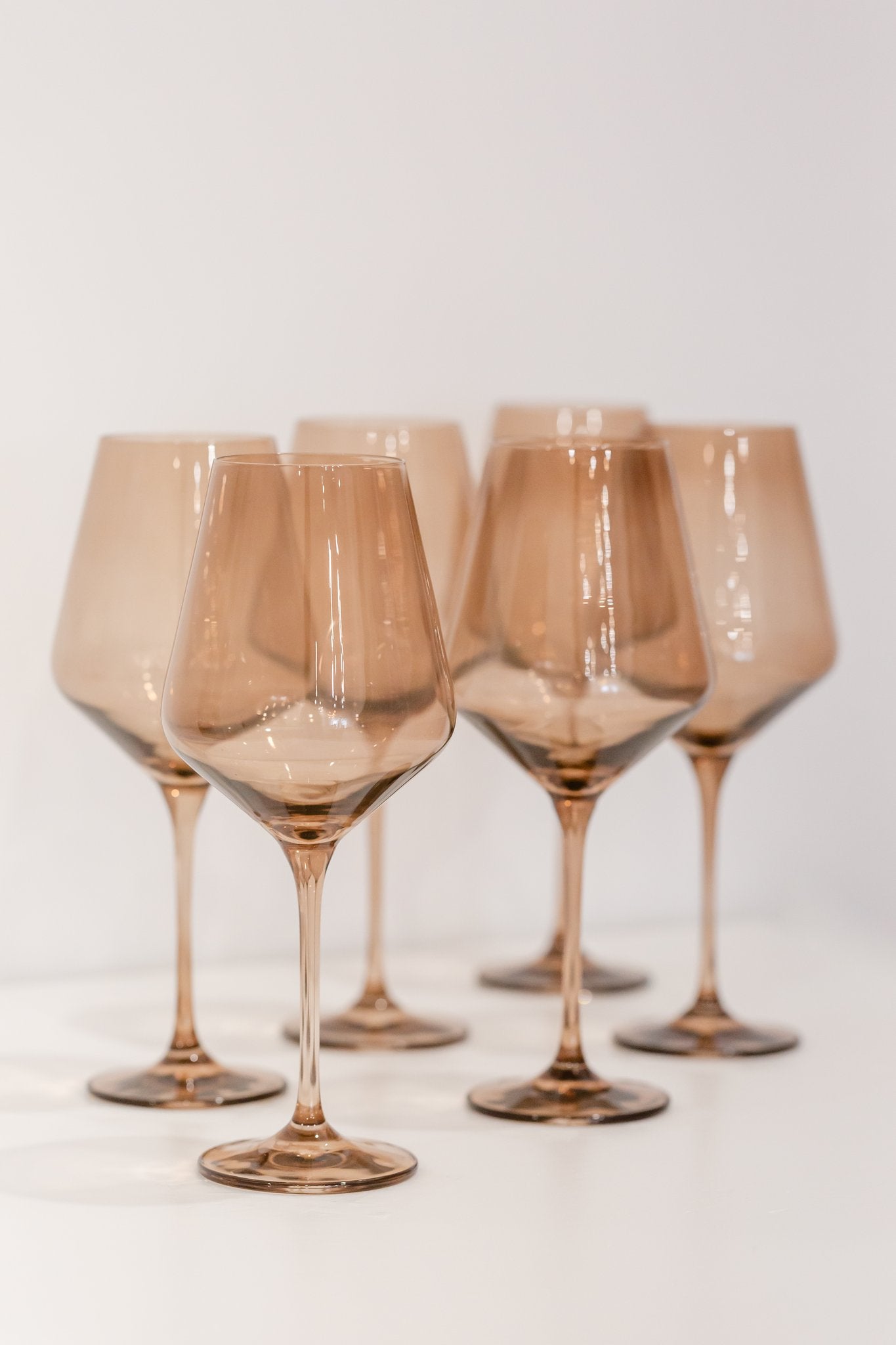 Estelle Colored Wine Stemware Set of 6