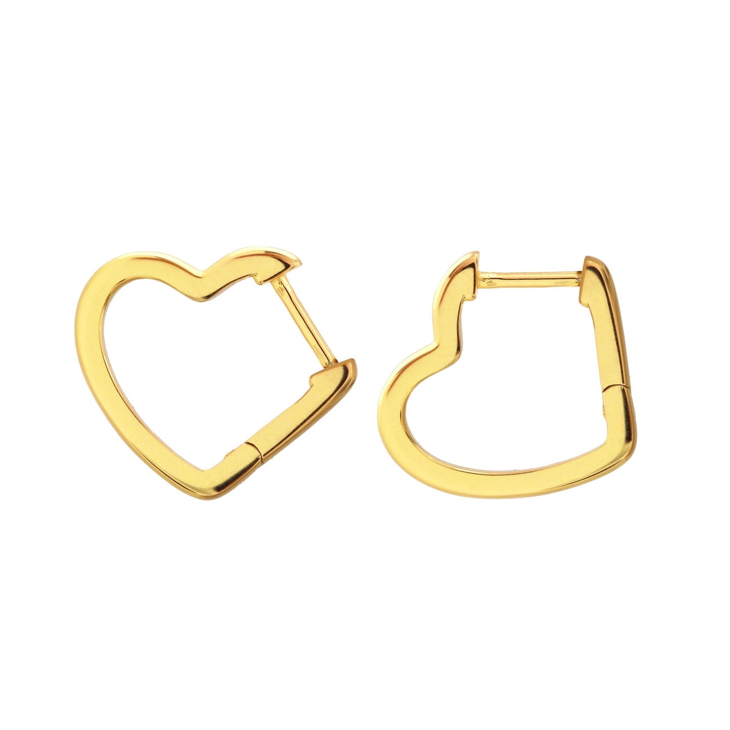 Kris Nations Open Heart Huggie Hoops