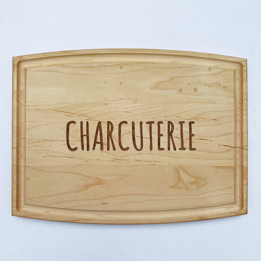 Maple Leaf 12" Arched Rectangle Maple Board