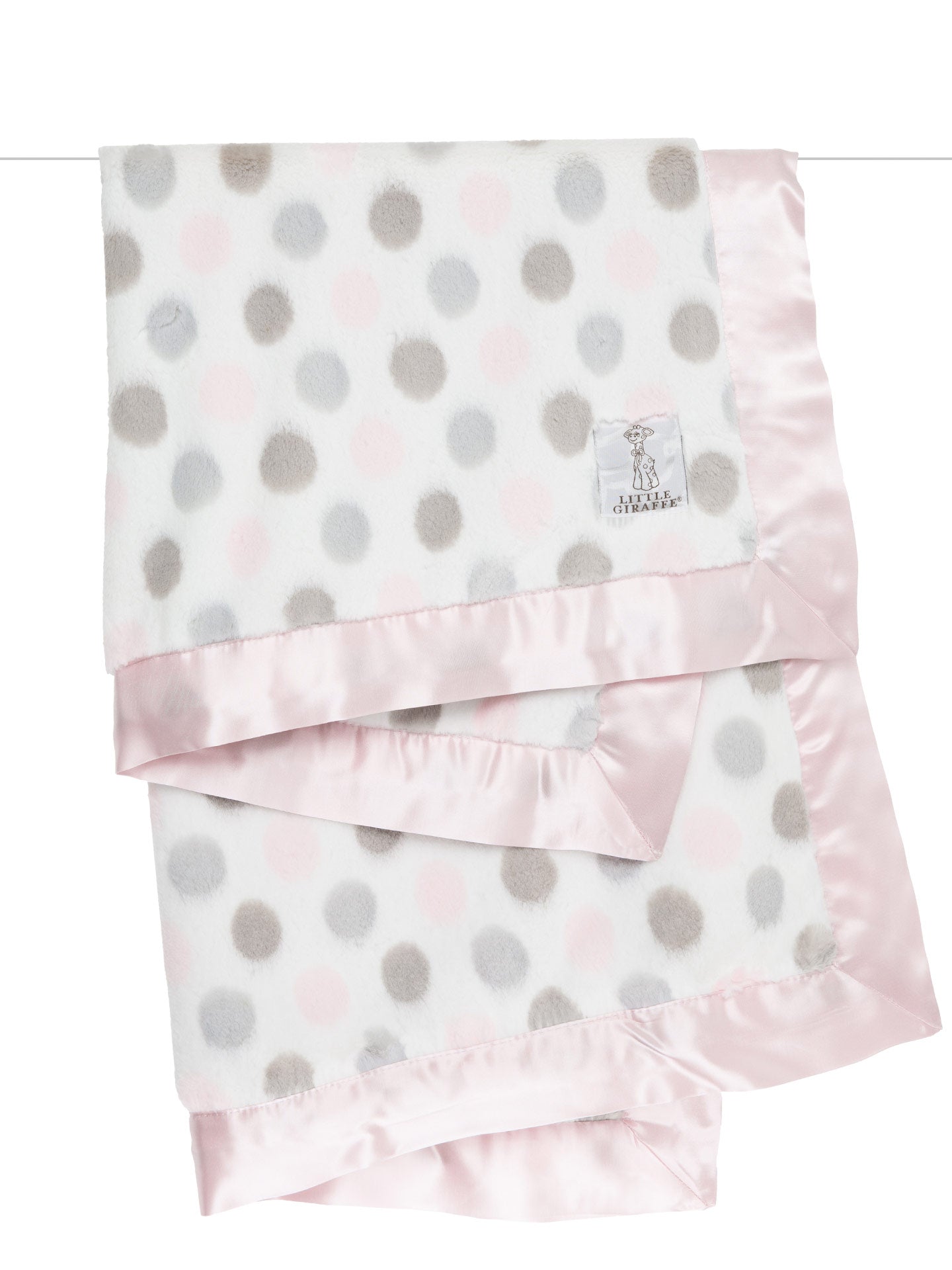 Little Giraffe Luxe Dot Blanket