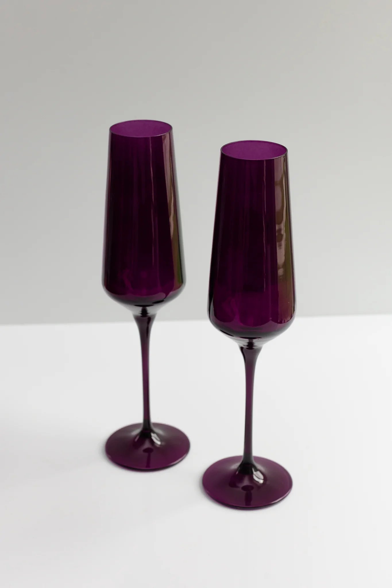 Estelle Colored Champagne Flute Set of 2