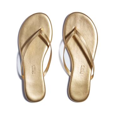 TKEEs Metallics Flip Flops