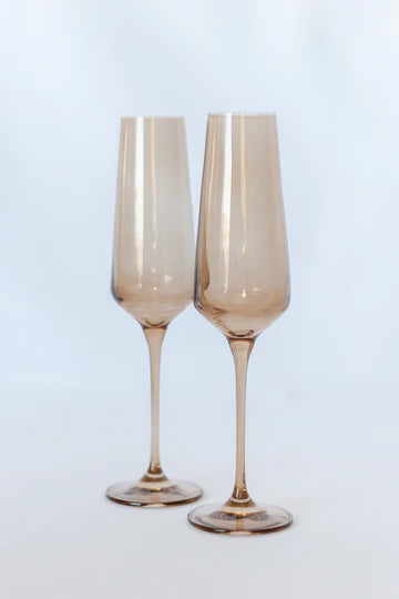 Estelle Colored Champagne Flute Set of 2