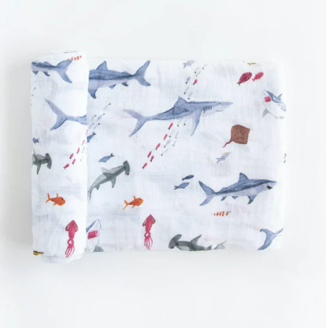 Little Unicorn Cotton Muslin Swaddle