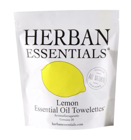 Herban Essentials Hand Wipes 20 Count