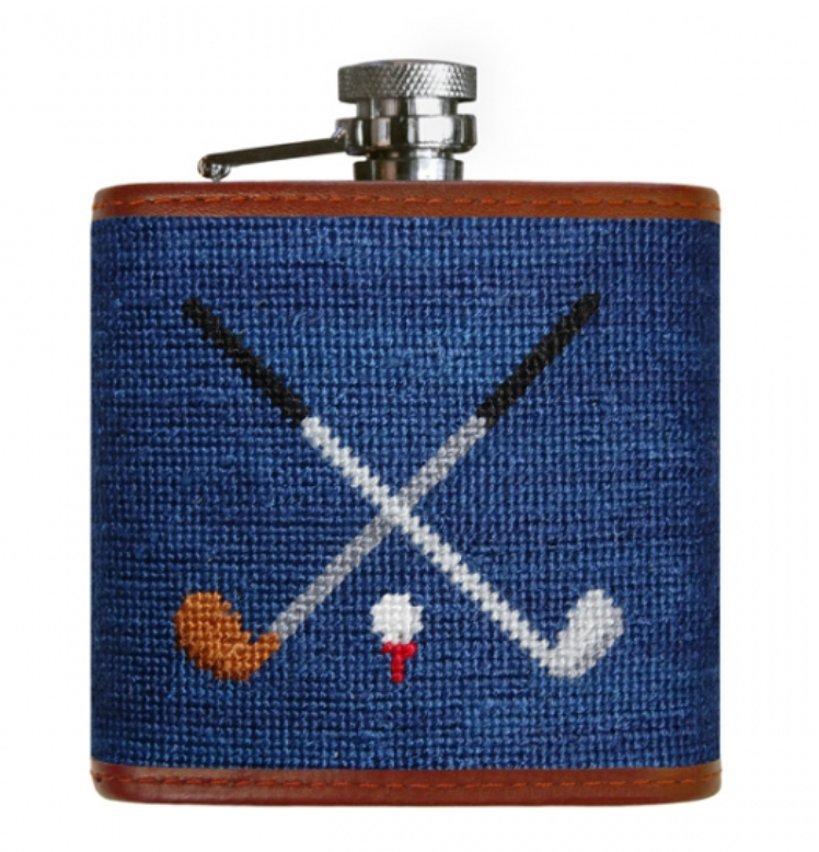 Smathers & Branson Needlepoint Flask