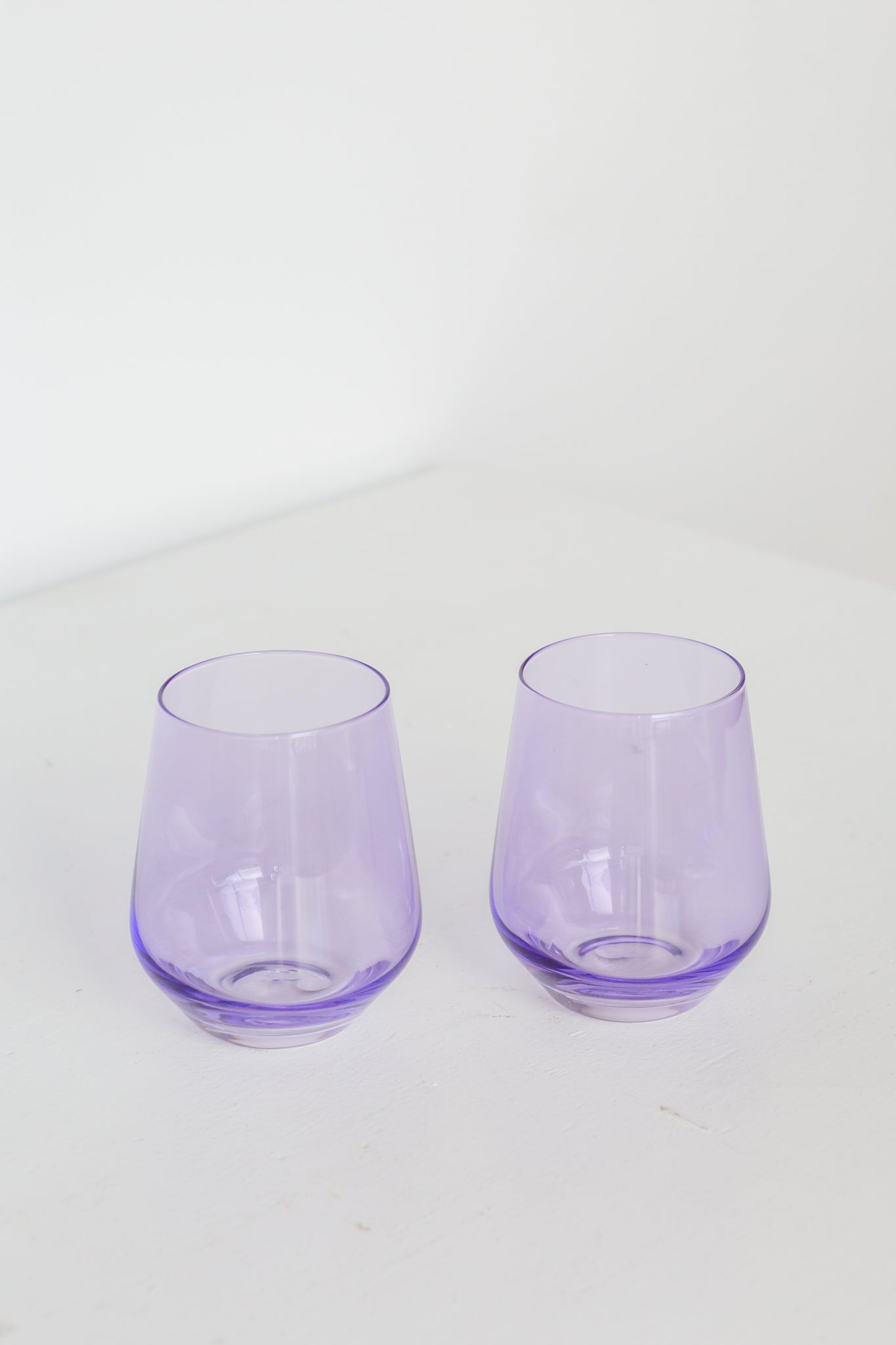 Estelle Colored Wine Stemless Set of 2