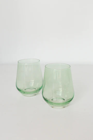 Estelle Colored Wine Stemless Set of 2