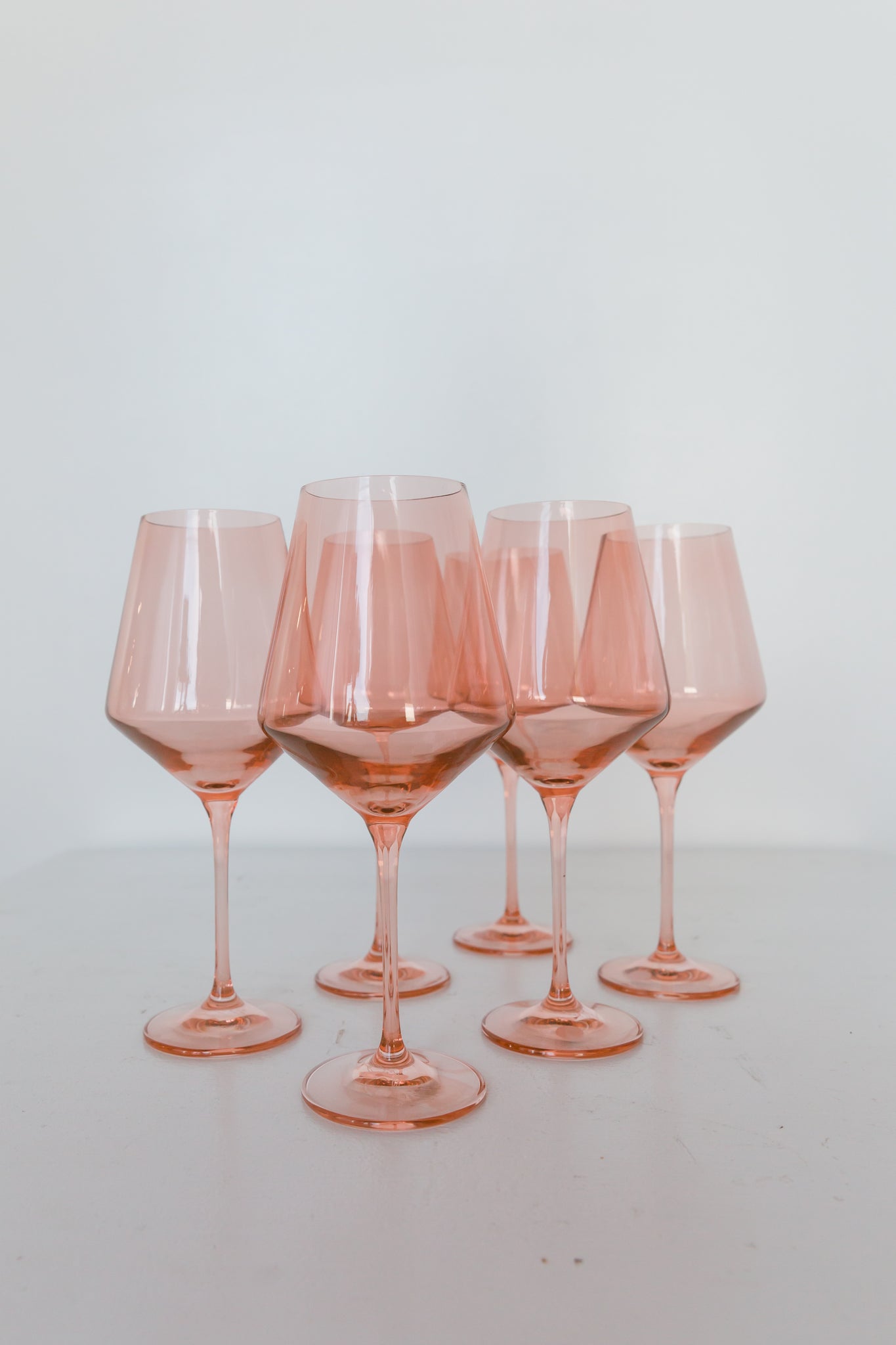 Estelle Colored Wine Stemware Set of 6