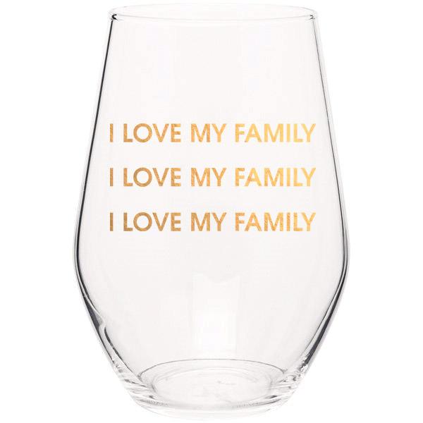 Chez Gagne Stemless Wine Glass