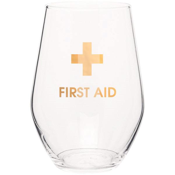 Chez Gagne Stemless Wine Glass