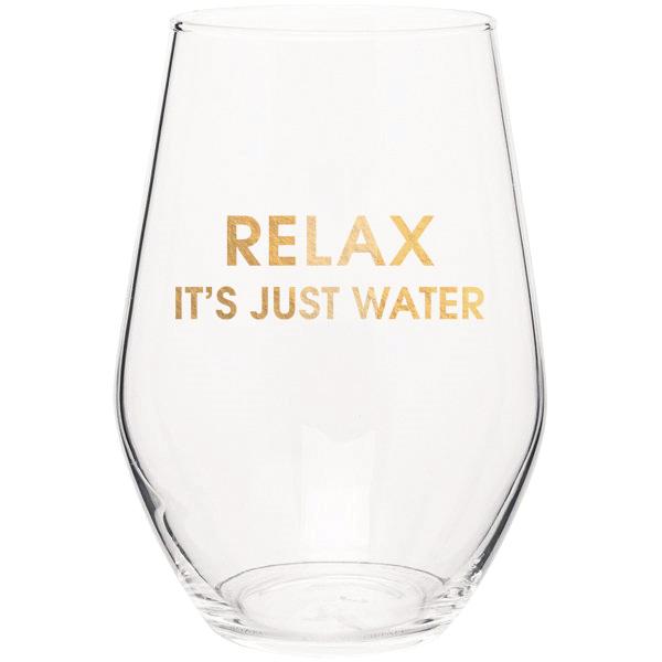 Chez Gagne Stemless Wine Glass