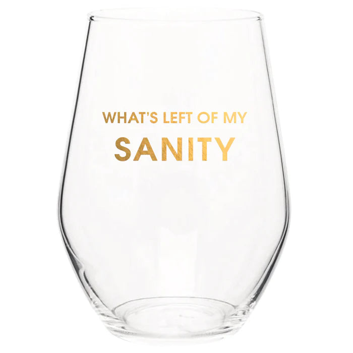 Chez Gagne Stemless Wine Glass