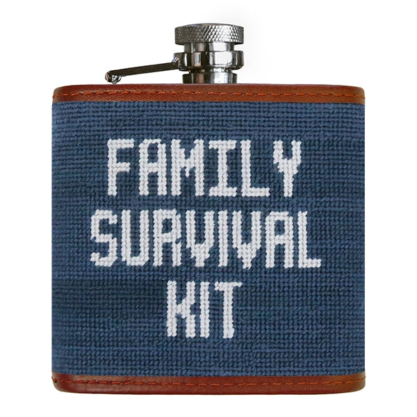 Smathers & Branson Needlepoint Flask