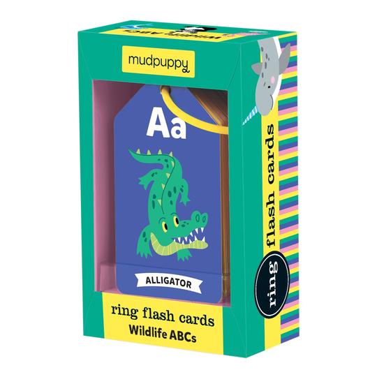 Mudpuppy Wildlife ABC's Ring Flashcards